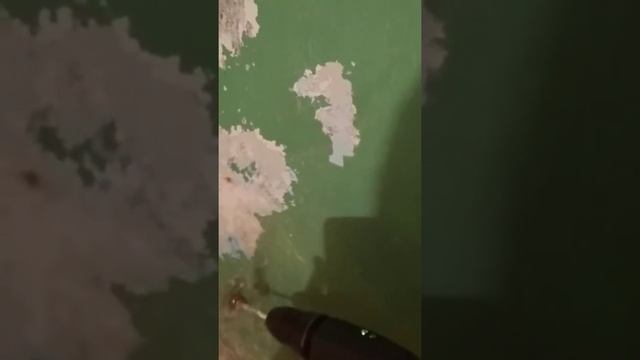 Лёгкий способ снять краску с бетонной стены. смотреть онлайн