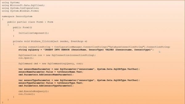 SQL Server with C# Windows Forms App