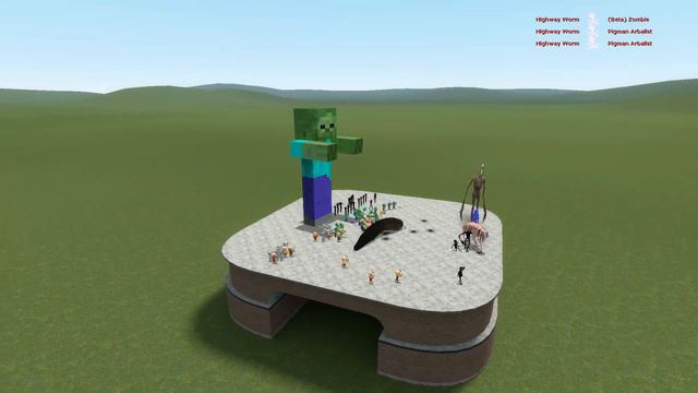 Minecraft Monster Vs Trevor Henderson Creatures Gmod | Garry's Mod | gmod смотреть онлайн
