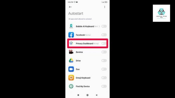 Amazing Android application। Privacy dashboard।