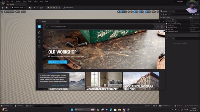 Unreal Engine 5.3 Beginner Tutorial Timelapse  UE5 Course 2023 #unrealengine5 #megascans #cgi