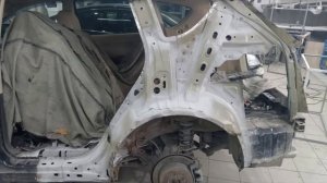 Замена четверти Subaru Tribeca