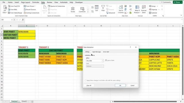 Cara Membuat Dropdown List Bertingkat pada Excel 100% BERHASIL смотреть онлайн
