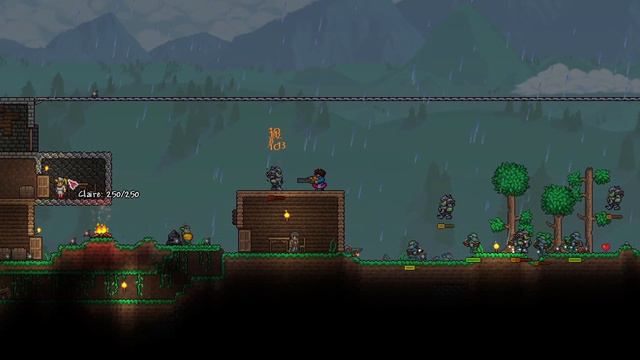 Everyone is DEAD in TERRARIA MASTER MODE PART 3 смотреть онлайн
