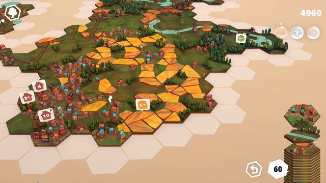 Девушка участвует в создание мира ➳ Dorfromantik смотреть онлайн