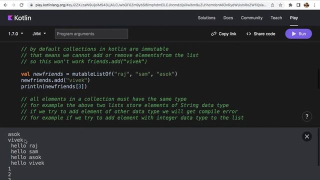 kotlin 3 collections смотреть онлайн