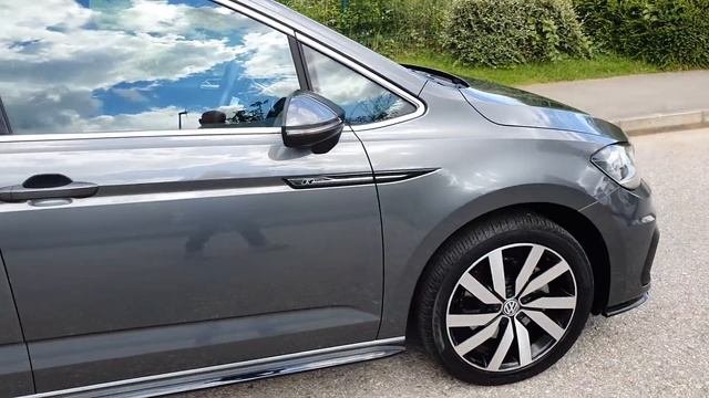 2018 68 Volkswagen Touran 1.5 TSI Evo R-Line DSG Auto 7 Seater Petrol Grey смотреть онлайн