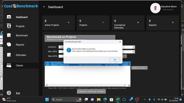 Cost Estimating Dashboard in Excel (VBA) - A Conceptual Estimate Generator смотреть онлайн