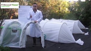 Парник из дуг с укрывным материалом