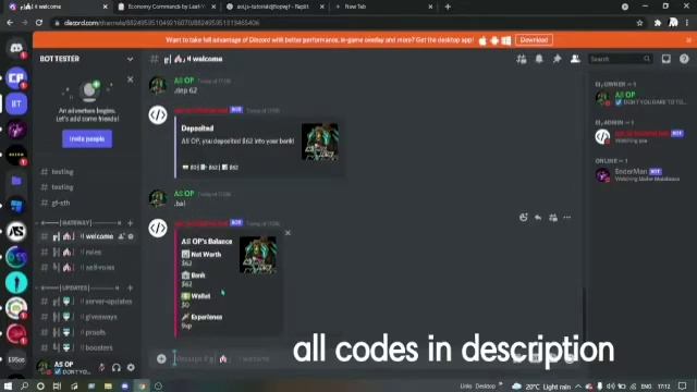 Economy Cmds | Aoi.js смотреть онлайн