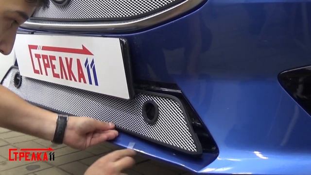 Защита радиатора VOLVO XC60 II с 2017г.в. (Хром) - strelka11.ru смотреть онлайн