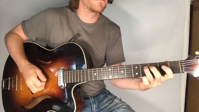 Hopf archtop guitar with pickup demo 1950s смотреть онлайн