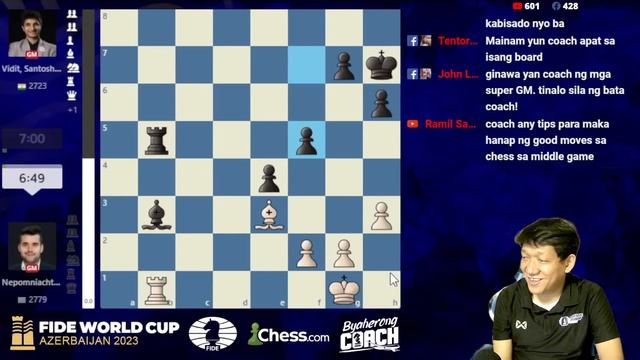 LAST MAN! MANALO DITO ANG BUBUO NG HULING 8 PLAYERS! Fide World Cup 2023! Round 5 Tie Break! смотреть онлайн