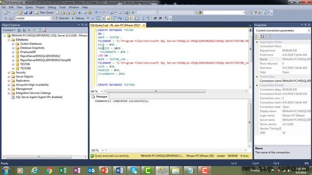 Part 3 How to Create Database, Alter Database and Drop Database смотреть онлайн