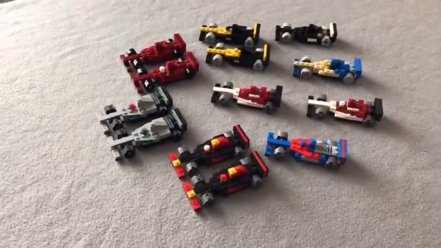 LEGO Formula 1 Cars 2019 -Mercedes, Red Bull, Ferrari...