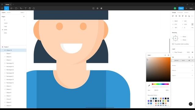Figma: How to Create Flat Vector Icon смотреть онлайн