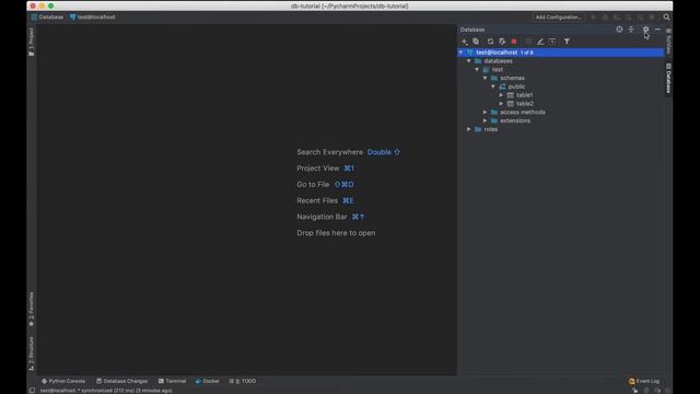 PyCharm DataGrip show only tables смотреть онлайн