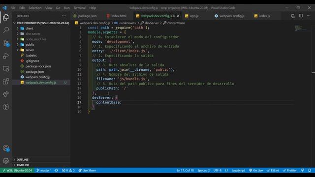 PWPC II S21 Configurando Webpack en Modo Desarrollo смотреть онлайн