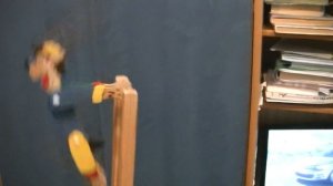 Деревянная игрушка.Волк на турнике своими руками.