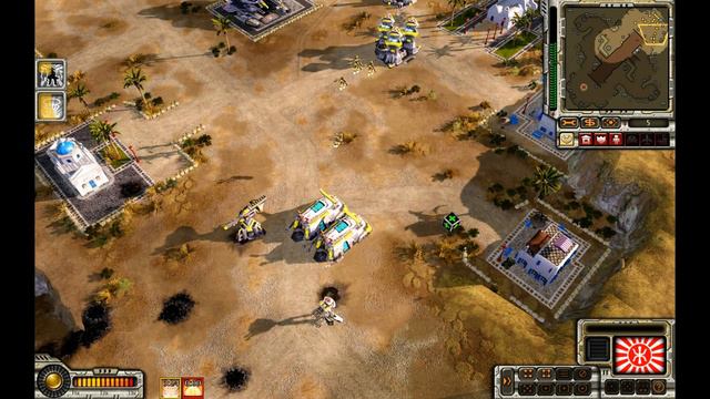 Red Alert 3 Uprising skirmish Empire of the Rising Sun vs Soviets pt1 смотреть онлайн