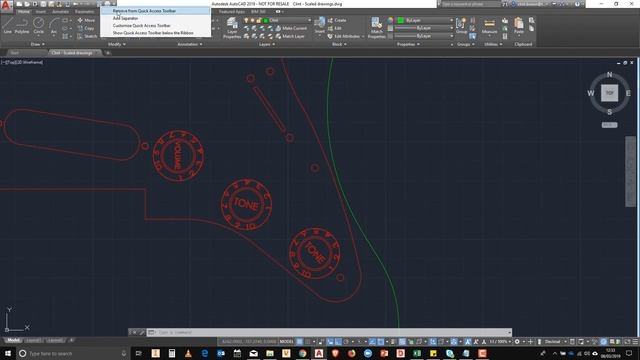 Getting to Know AutoCAD Quick Access toolbar смотреть онлайн