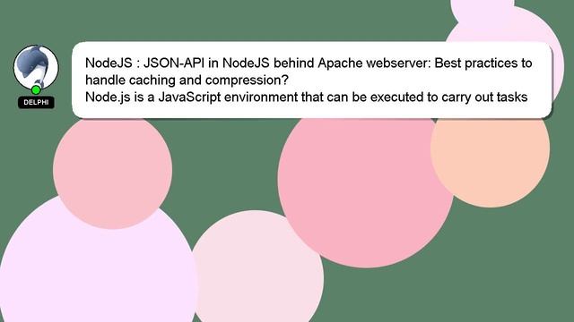 NodeJS : JSON-API in NodeJS behind Apache webserver: Best practices to handle caching and compressi смотреть онлайн