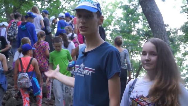 Поход на АюДаг и посвящение в артековцы лагеря "Морской" 29 06 2016 смотреть онлайн