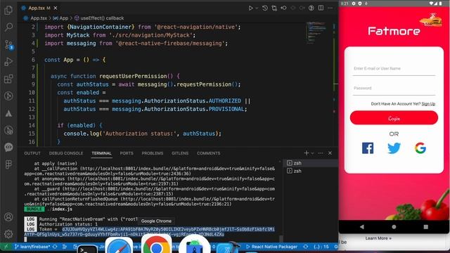 Step-by-Step Guide: Implementing Push Notifications in React Native with Firebase (Android) смотреть онлайн