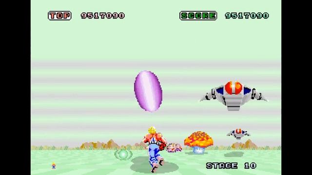 Space Harrier: Arcade (1985) - Longplay смотреть онлайн
