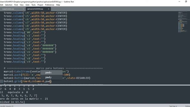 Juego de Sudoku en Python смотреть онлайн