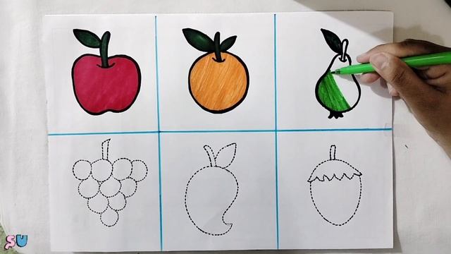 #latest/fruits ?? learn colouring ? how to draw fruits? смотреть онлайн