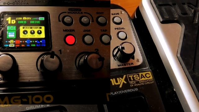 Cara setting NUX mg 100 over drive sound (episode 1) смотреть онлайн