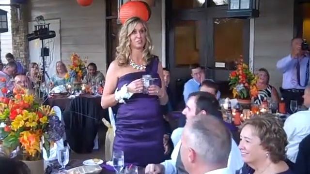 Bontempi Wedding- Madron of Honor Speech смотреть онлайн
