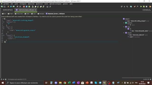 Creating An Addon With MCreator #1 - Recipes