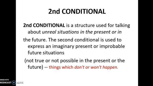 Inglés Intermedio: Week #6 conditionals смотреть онлайн