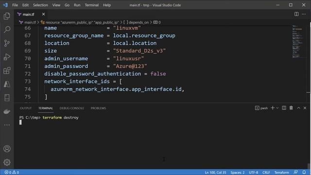 23. Azure Infrastructure with Terraform - Lab - Cloud init data смотреть онлайн