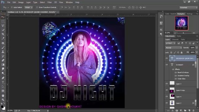 Photoshop Tutorial How To Make Dj Night Effect In Photoshop CC смотреть онлайн