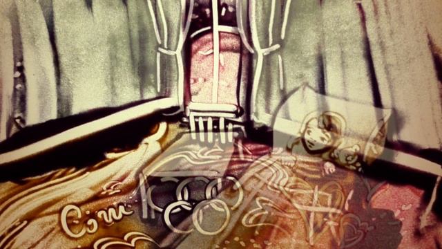 Подарок любимому человеку. Ролик из песка смотреть онлайн