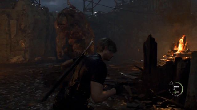 RESIDENT EVIL 4 REMAKE - El Gigante Giant Troll Boss Fight смотреть онлайн