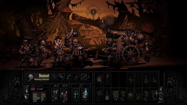 Darkest Dungeon Brigand 8 Pounder boss fight смотреть онлайн
