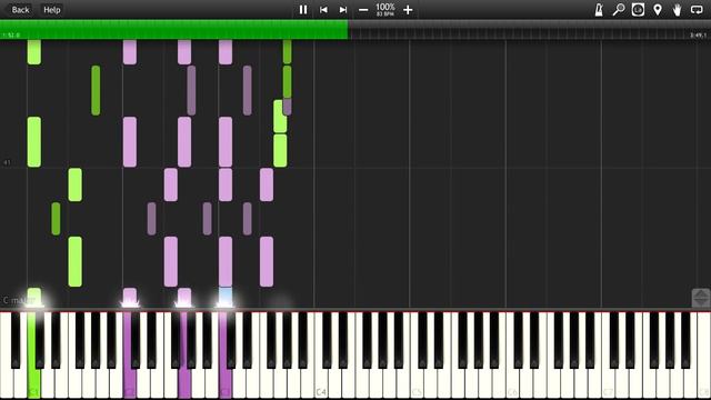 Rammstein - Mann Gegen Mann Synthesia piano MIDI смотреть онлайн