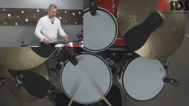 DRUM DEMO - AQUARIAN SUPER-PAD LOW VOLUME DRUM SURFACE смотреть онлайн