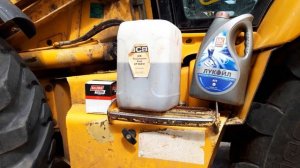 Лукойл ATF в АКПП JCB 4CX, #JCB4CX lukoil oil