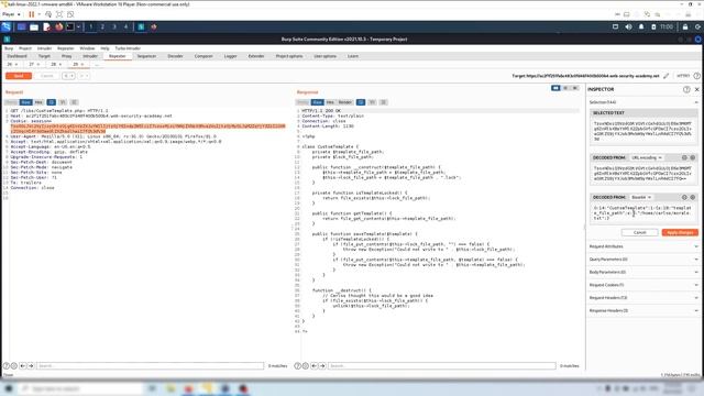 Lab: Arbitrary object injection in PHP смотреть онлайн