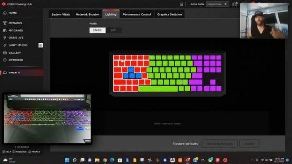 HP Omen 16 Gaming Notebook PC: How To Customize Keyboard With Omen Gaming Hub - Tutorial & Review!