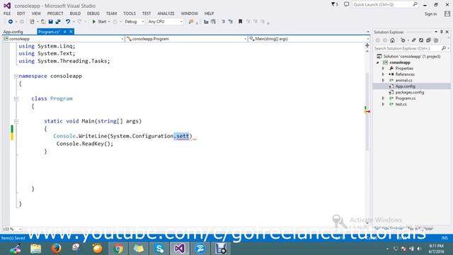 Reading settings from app config or web config c# .net смотреть онлайн