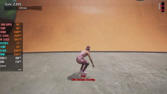 TONY HAWK'S PRO SKATER 1+2 | GTX 1660 SUPER + RYZEN 5 3600 | 1080p, 1440p смотреть онлайн