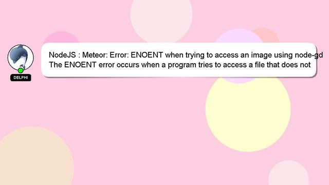 NodeJS : Meteor: Error: ENOENT when trying to access an image using node-gd смотреть онлайн