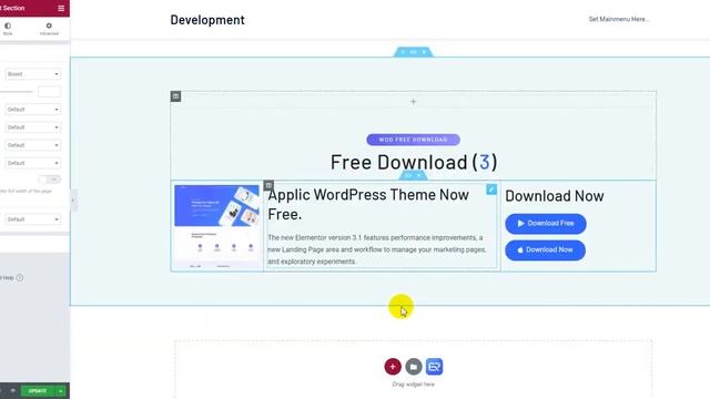 Elementor App Download Button Widget смотреть онлайн