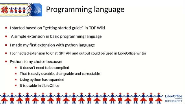 AI chat bot extension with ChatGPT - LibreOffice Conference 2023 смотреть онлайн
